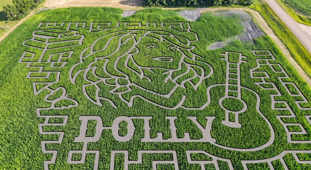 ECCO I LABIRINTI DI MAIS IN RICORDO DI DOLLY PARTON